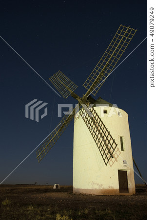 Windmills, Wind energy, Nocturnal 49079249
