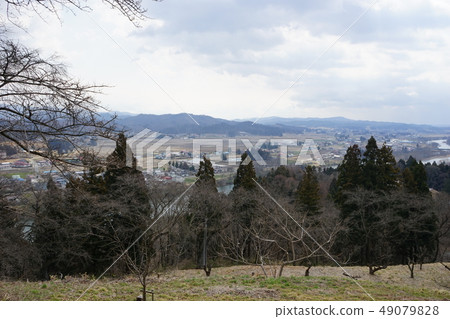Japanese castle high water temple castle ruins Japanese castle high water temple castle ruins 49079828