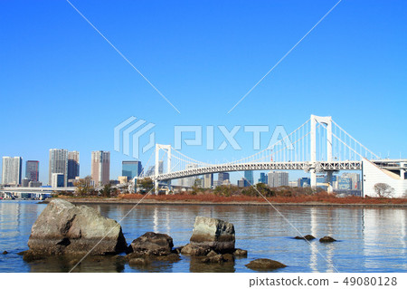 東京都市區風景彩虹橋 東京都市區風景彩虹橋 49080128