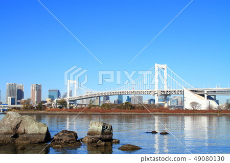 Tokyo Metropolitan Area Landscape Rainbow Bridge 49080130