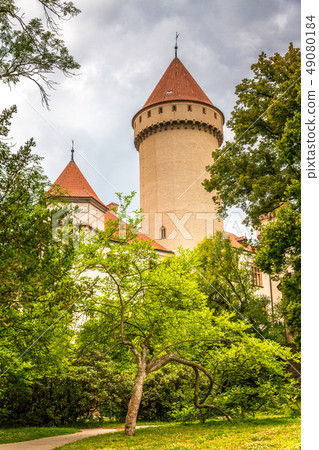 Detail view of Konopiste chateau. Detail view of Konopiste chateau. 49080184