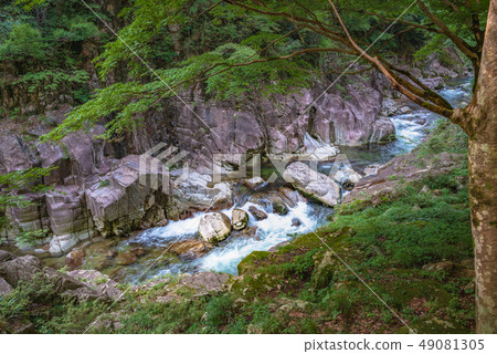 特別景觀Katsusandan Gorge Ishigamo 特別景觀Katsusandan Gorge Ishigamo 49081305