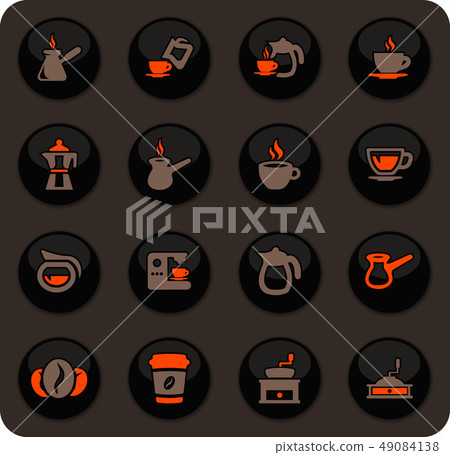 Coffee icons set Coffee icons set 49084138
