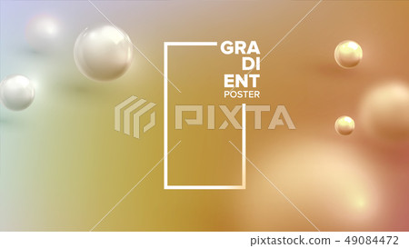 Fluid Abstract Liquid Background Vector. Digital Shape Color. Futuristic Banner. Trendy Creative. 3D 49084472