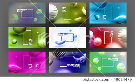 Abstract Background Liquid Fluid Set Vector. Cosmetic Magazine. Chemistry Shapes. Party Light. Ink 49084479