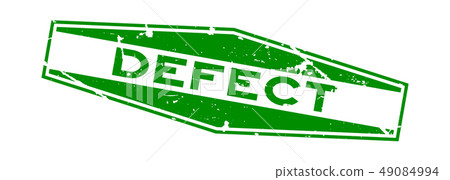 Grunge green defect word hexagon rubber seal stamp-插圖素材 [49084994 ...