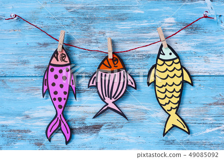 paper fishes for april fools day paper fishes for april fools day 49085092