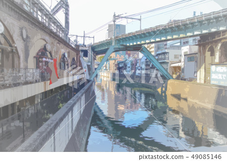From Kanda River Manji Bridge From Kanda River Manji Bridge 49085146