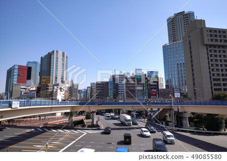 Tokyo cityscape in Japan Iidabashi Ekimae etc. (in the back JR Iidabashi Station) 49085580