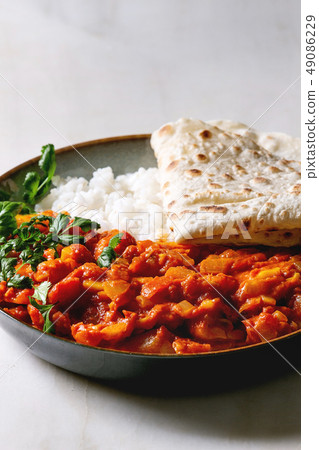 Vegan jackfruit curry 49086229