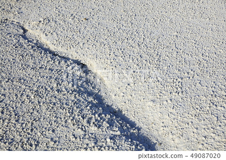 Soil erosion, white sand Soil erosion, white sand 49087020