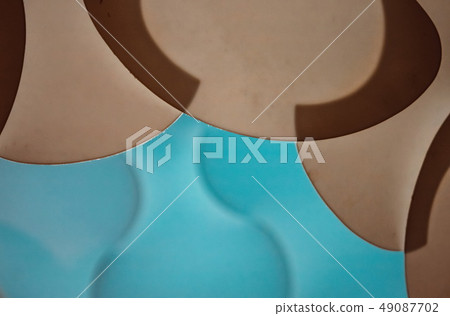 Closeup of the abstract light circle sphere 49087702