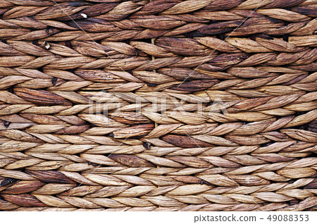 Wicker basket pattern. Textured background. 49088353