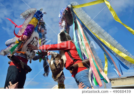 Two Moshuls with goose,Christmas festival,Kartal Two Moshuls with goose,Christmas festival,Kartal 49088439