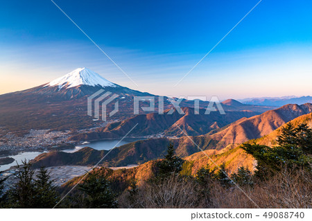 "Superb view" Mt. Fuji, morning view of Japan 49088740