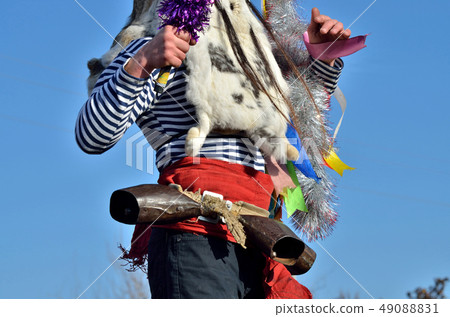 Decoration details of Moshul costume,christmas 49088831