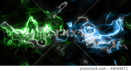  Bright and detailed technology digital beam texture background (seamless connection, high resolution 3D CG rendering ∕ coloring illustration) 49089671
