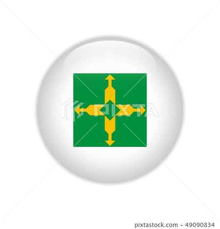 Flag Distrito Federal on button Flag Distrito Federal on button 49090834