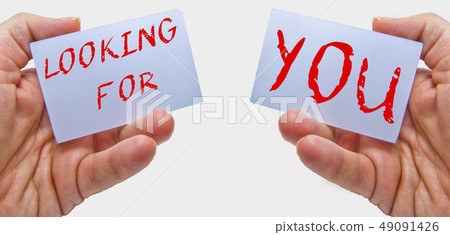 Job recruiting advertisement represented by Job recruiting advertisement represented by 49091426