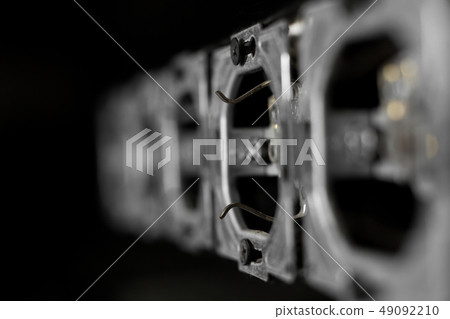Five outlets in line, disassembled and mounted in Five outlets in line, disassembled and mounted in 49092210