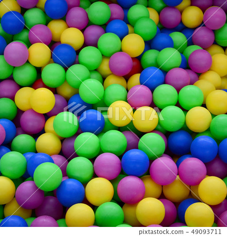 Swimming pool for fun and jumping in colored Swimming pool for fun and jumping in colored 49093711