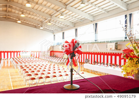 Microphone for graduation ceremony 49095179