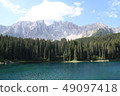 Summer at Lake Carresa Dolomiti Massif 49097418