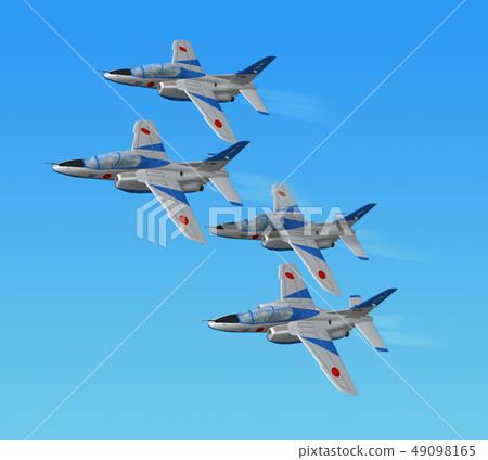 Blue Impulse 03 Flight 4 Fan Break 49098165