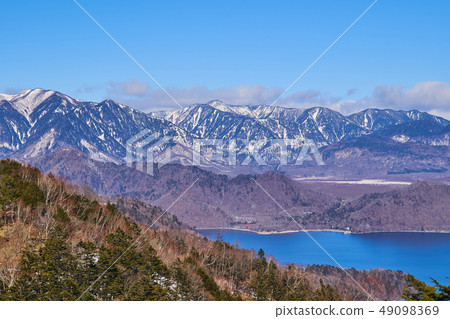 A view on the north side from the mountain trail leading from Mt. A view on the north side from the mountain trail leading from Mt. 49098369