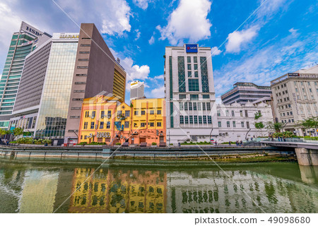 Financial district architecture along the River of Financial district architecture along the River of 49098680