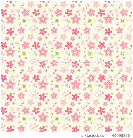 Cherry Pattern Pattern Background Light Yellow 49098856