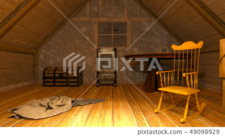 Attic of the hut 49098929
