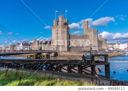 View of Caernarfon Castle View of Caernarfon Castle 49099111