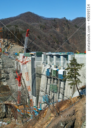 [Gunma] Scenery under construction of Yatsuba Dam (Yatsuba Dam) (surroundings) 49099514