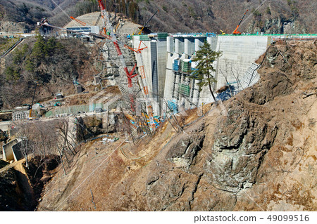 [Gunma] Scenery under construction of Yatsuba Dam (Yatsuba Dam) (surroundings) 49099516