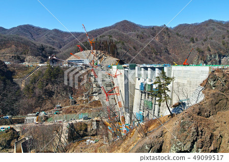 [Gunma] Scenery under construction of Yatsuba Dam (Yatsuba Dam) (surroundings) 49099517