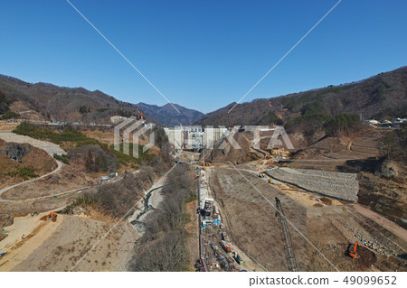 [Gunma] Scenery under construction of Yatsuba Dam (Yatsuba Dam) (surroundings) 49099652