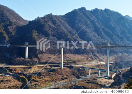 [Gunma] Scenery under construction of Yatsuba Dam (Yatsuba Dam) (surroundings) 49099683