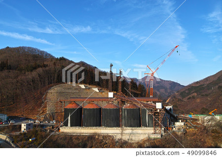 [群馬]八葉水壩（八葉水壩）（周邊）正在建設中的風景 49099846