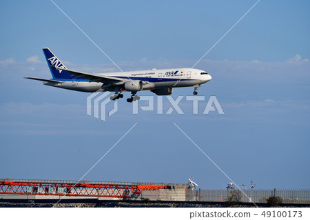 飛機降落 飛機降落 49100173