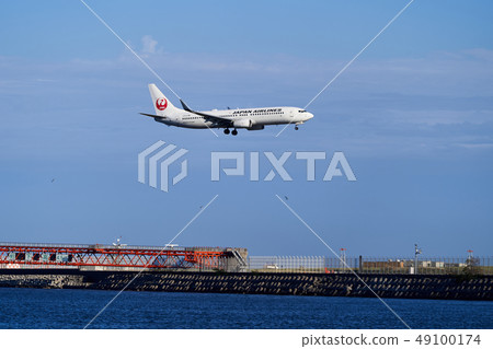 飛機降落 飛機降落 49100174