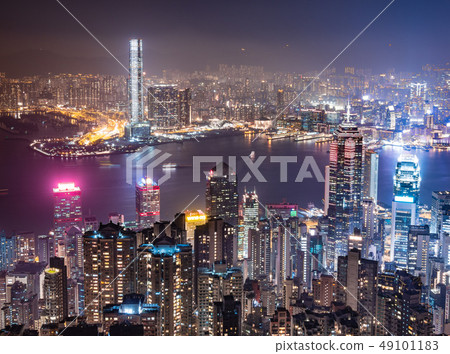 World's Three Big Nights Hong Kong Victoria Harbor 49101183