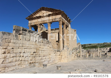 杜加遺址突尼斯世界遺產非洲 杜加遺址突尼斯世界遺產非洲 49101578