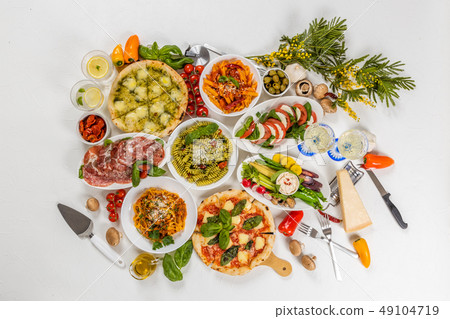 Italian food Italian food like pizza 49104719