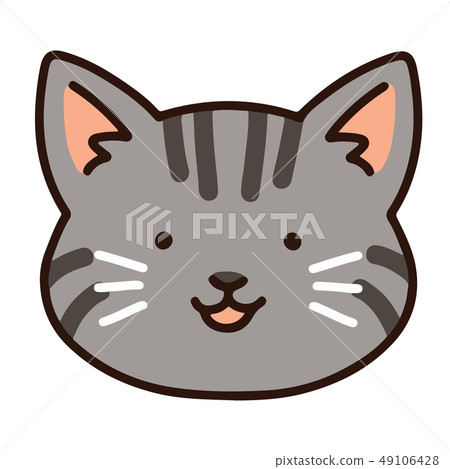 Hand-drawn illustration of an American shorthair with main lines Hand-drawn illustration of an American shorthair with main lines 49106428