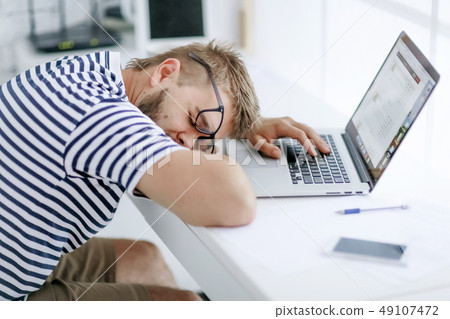 Successful businessman. Sleep office worker. Portrait of bearded businessman. Serious businessman Successful businessman. Sleep office worker. Portrait of bearded businessman. Serious businessman 49107472