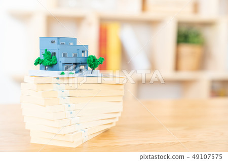 房地產微型模型房子家庭金錢 49107575