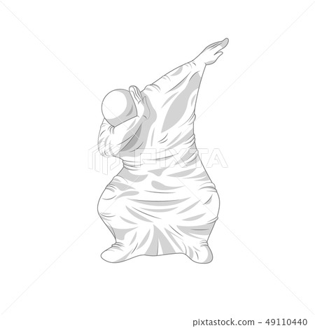 ghost specter character dancing dab step 49110440