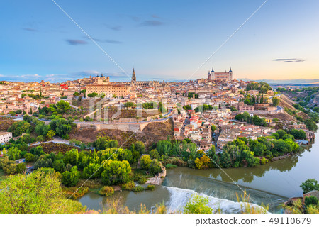 Toledo, Spain old town city skyline 49110679