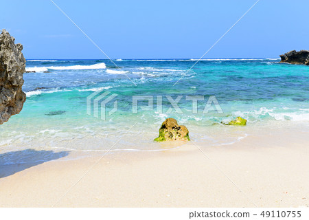 Beautiful beach of Okinawa 49110755
